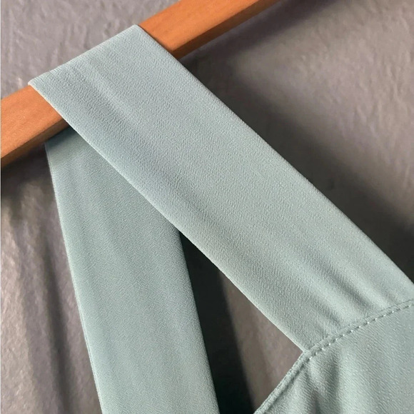 Lulu’s, cross back, teal, polyester, strappy, size small - Picture 11 of 12